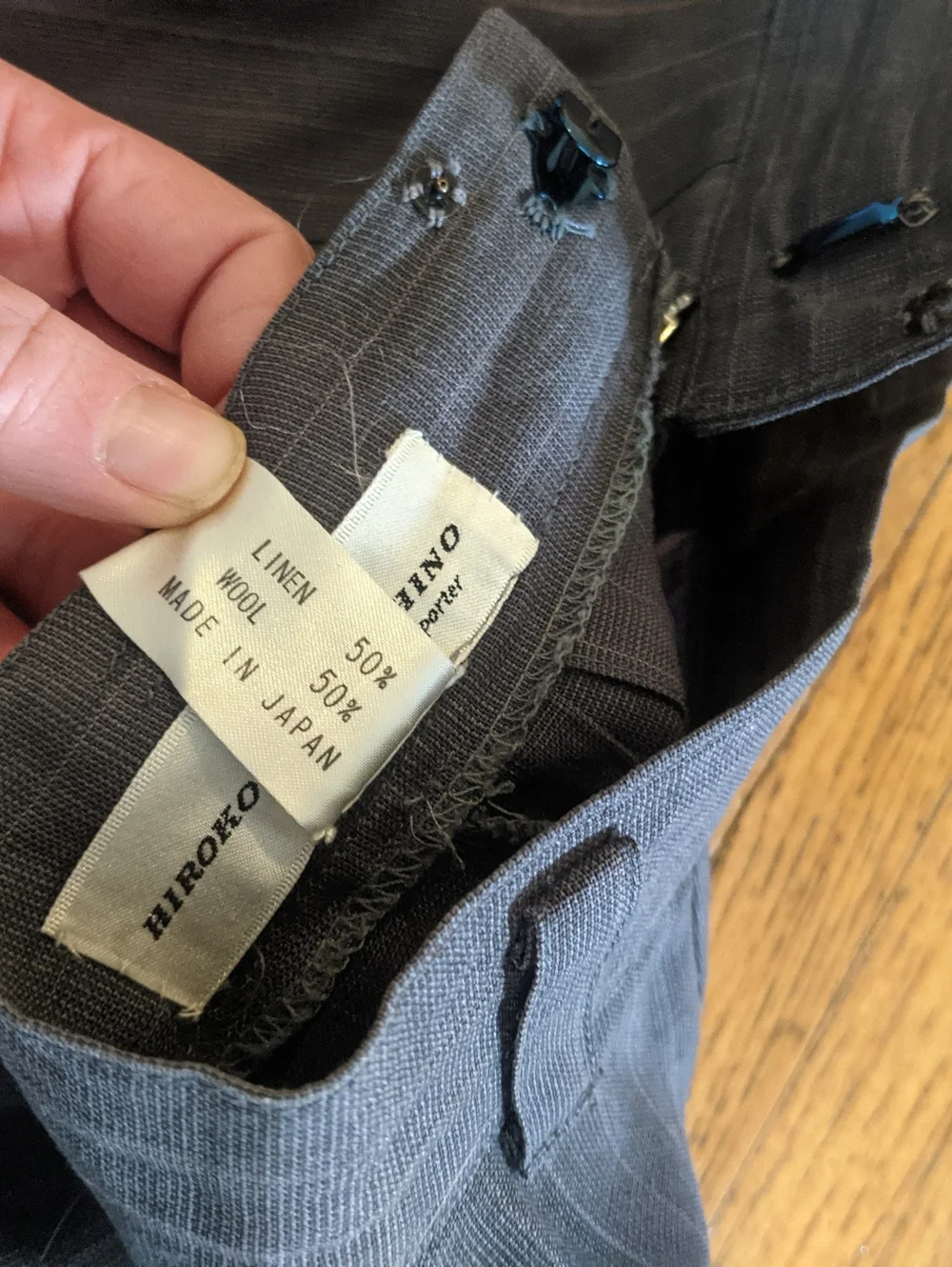 Japanese Vintage Designer Barrel Trousers - Picture 5 of 10